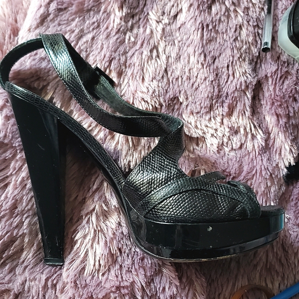Burberry Python🔥5" Platform Heels - Picture 12 of 16